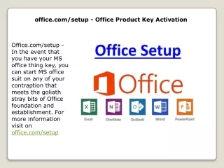 office com setup office product key activation