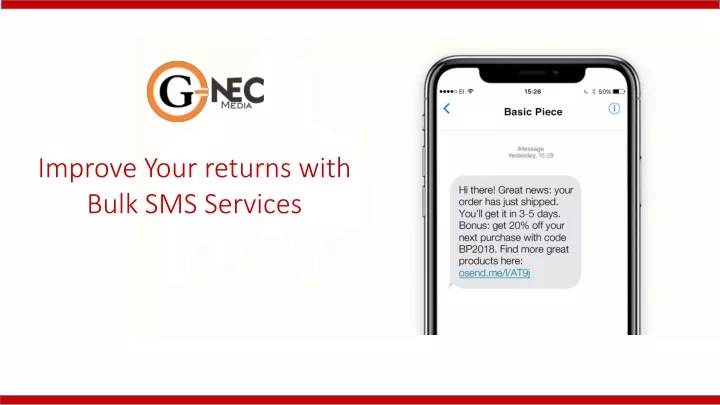 improve your returns with bulk sms services