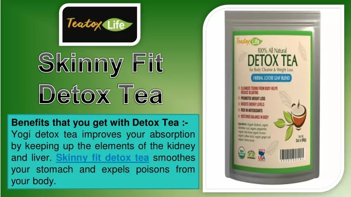 benefits that you get with detox tea yogi detox