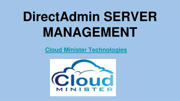 directadmin server management