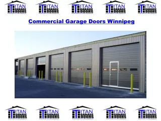 Commercial garage doors winnipeg
