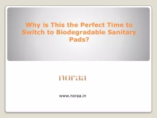 Biodegradable Sanitary Pads - Noraa