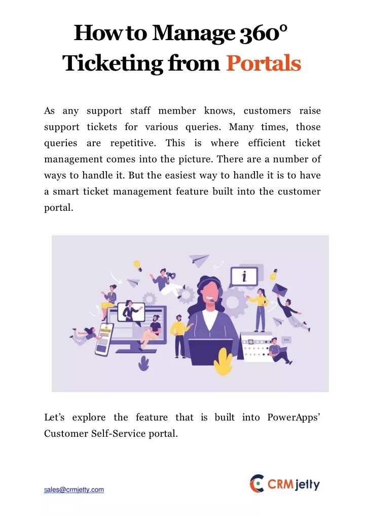 how to manage 360 ticketing from portals
