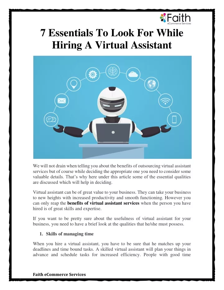 7 essentials to look for while hiring a virtual