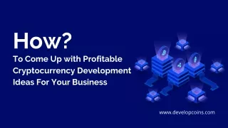 how to come up with profitable cryptocurrency