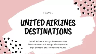 United Airlines Destinations