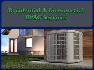 Residential & Commercial HVAC Services