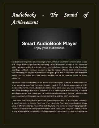 Smart AudioBook Player APK
