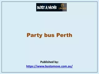 Party bus Perth