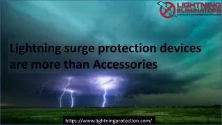 Lightning surge protection devices are more than Accessories