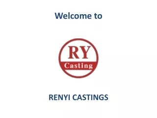 CNC Machining Services - RENYI CASTINGS
