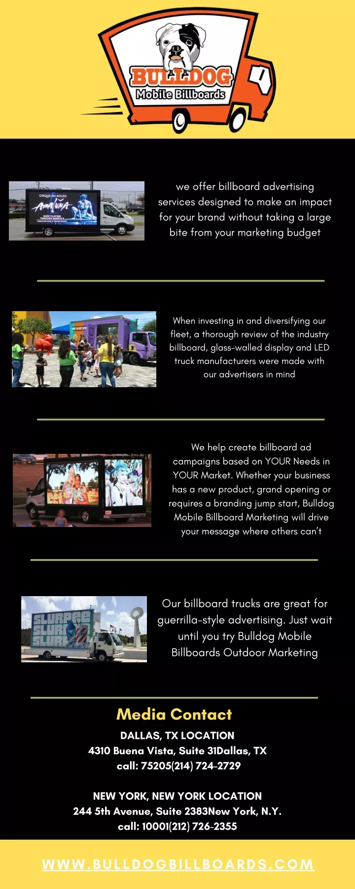 we offer billboard advertising services designed