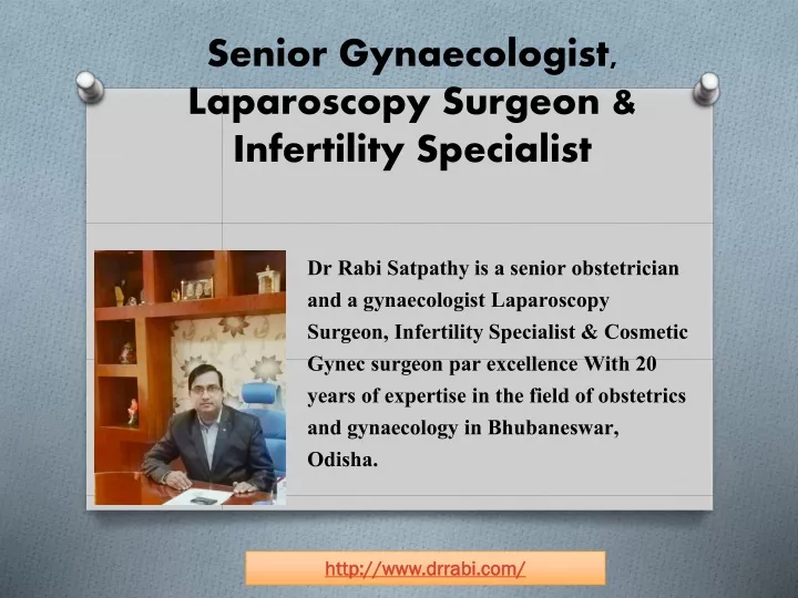senior gynaecologist laparoscopy surgeon