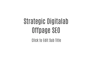 SDL Offpage SEO