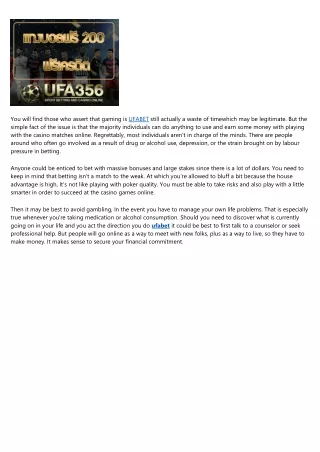 you will find those who assert that gaming
