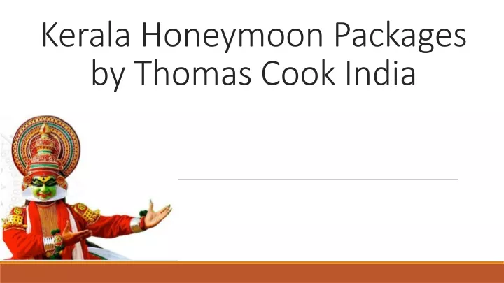 kerala honeymoon packages by thomas cook india