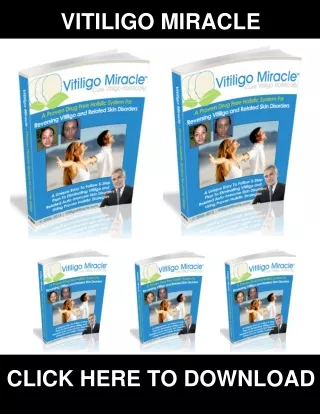 Vitiligo Miracle PDF, eBook by David Paltrow