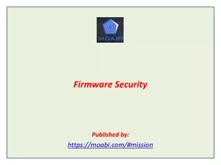 Firmware Security