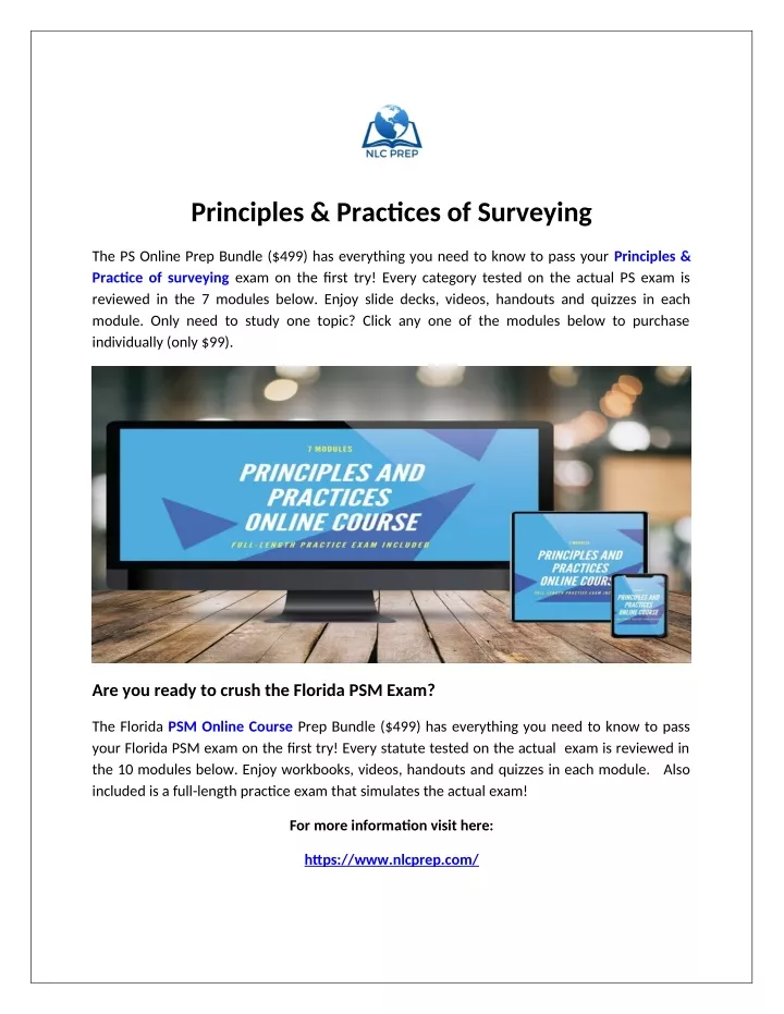 principles practices of surveying