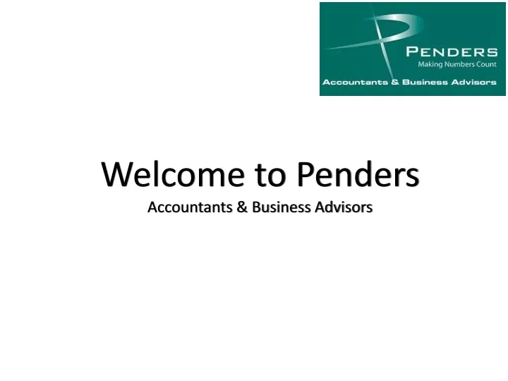 welcome to penders accountants business advisors