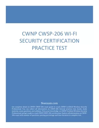 cwnp cwsp 206 wi fi security certification