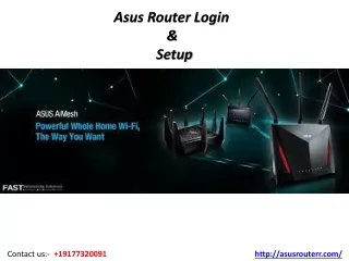 Asus Router Login& Setup