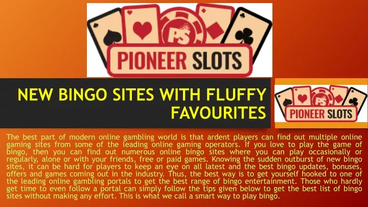 new bingo sites with fluffy favourites