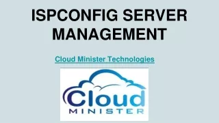 ispconfig server management