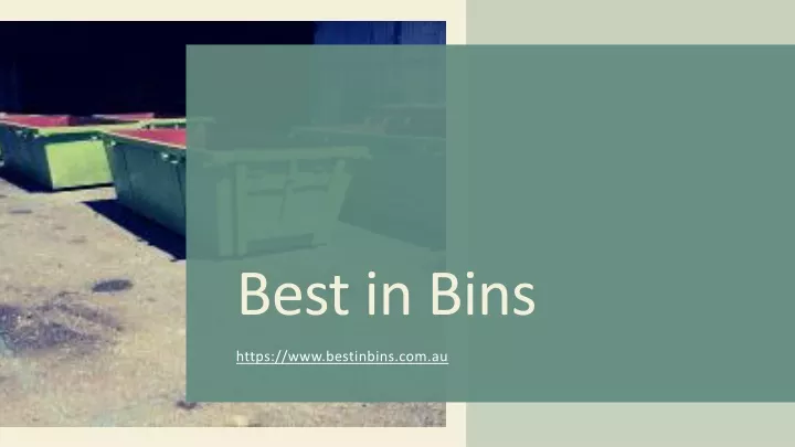 best in bins