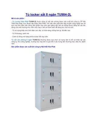 Tu locker hoa phat TU984-2L