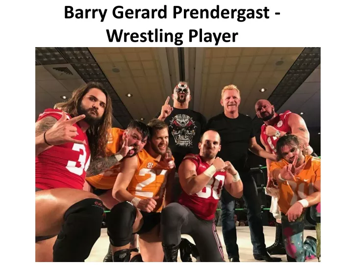 barry gerard prendergast wrestling player