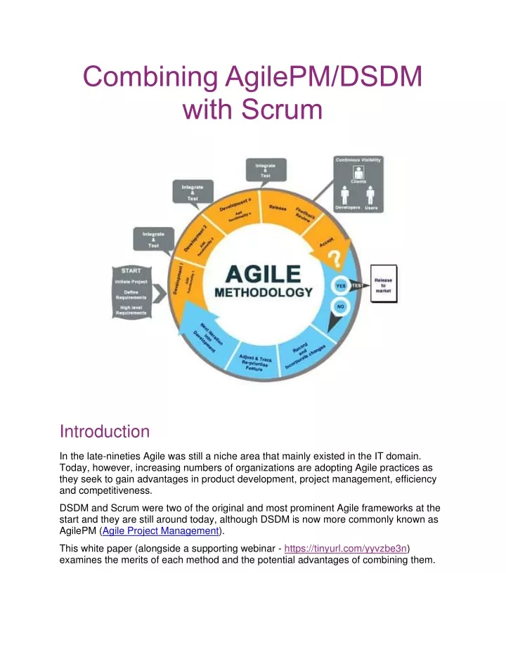 combining agilepm dsdm with scrum