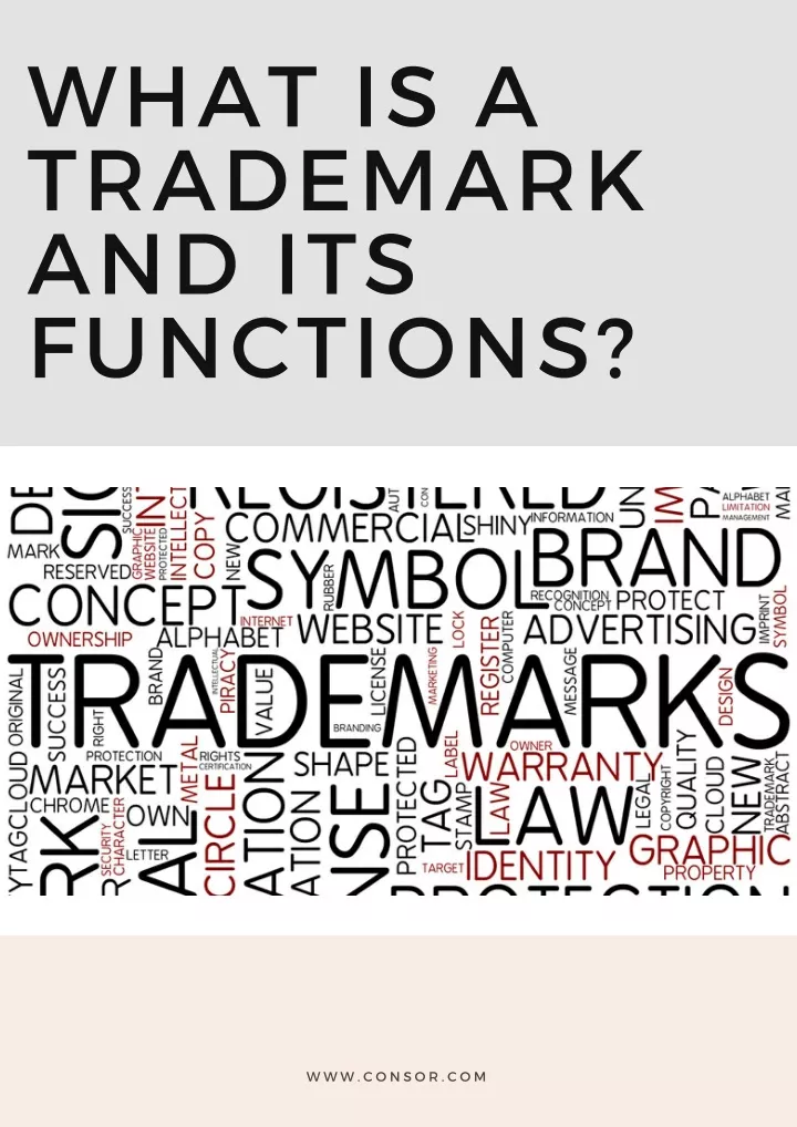 what is a trademark and its functions