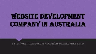 website development company in australia