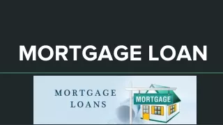 mortgage loan