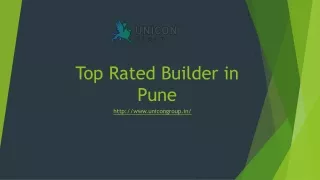 top rated builder in pune http www unicongroup in