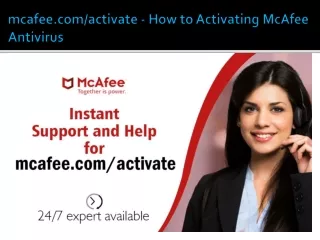 mcafee com activate how to activating mcafee antivirus