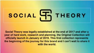Social Theory Clothing - Social Theory