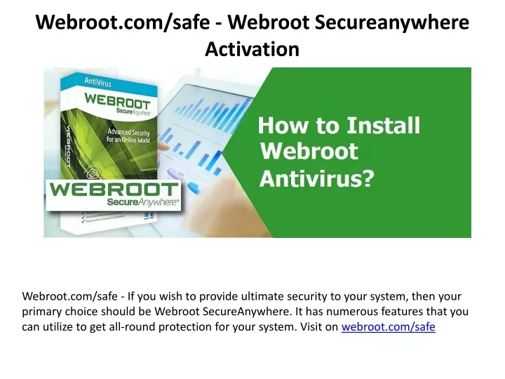 webroot com safe webroot secureanywhere activation