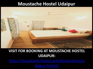 Best Backpacker and Youth Hostel in Udaipur | Budget Accommodation Udaipur - Moustache Hostel Udaipur