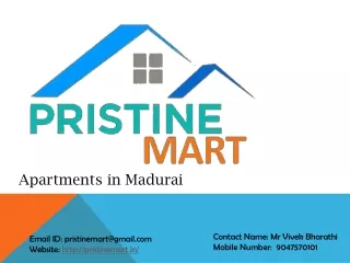 Pristine Mart - Apartments in Madurai