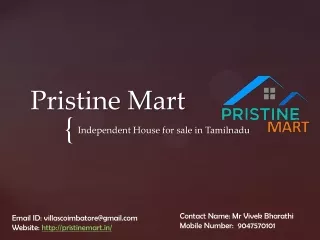 Pristine Mart - Individual House for Sale