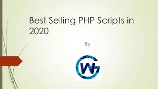 Best Selling PHP Script in 2020 - Grow Wider