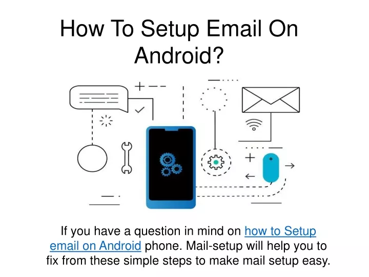 how to setup email on android