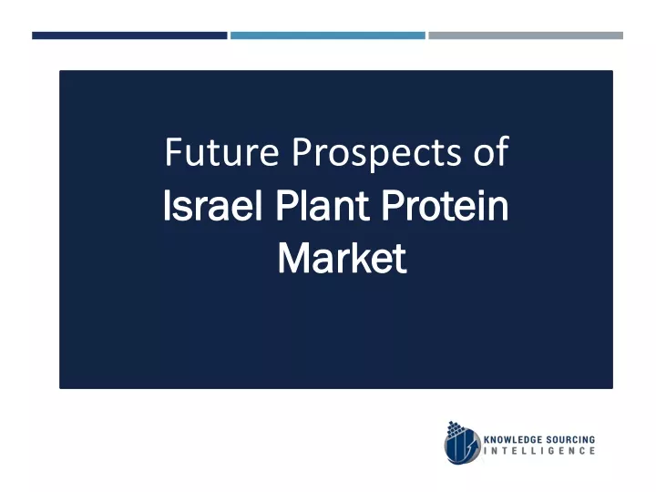 future prospects of israel plant protein israel