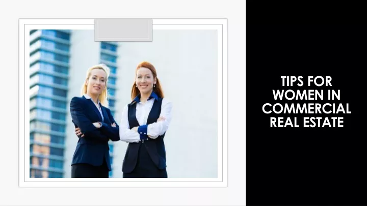 tips for women in commercial real estate