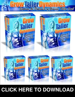 Grow Taller Dynamics PDF, eBook by Dr. Philip Miller