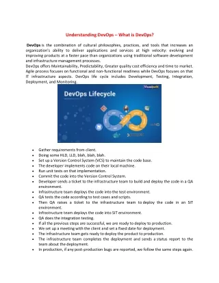 understanding devops what is devops