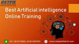 Best Artificial Intelligence Online Training | Cetpa Infotech