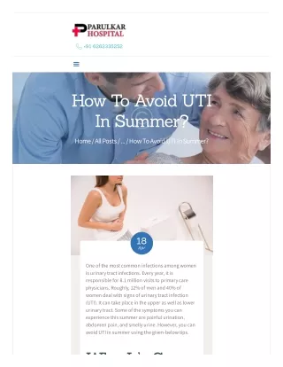 How To Avoid UTI In Summer?